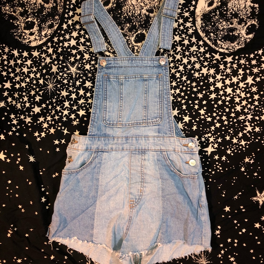 Denim overalls